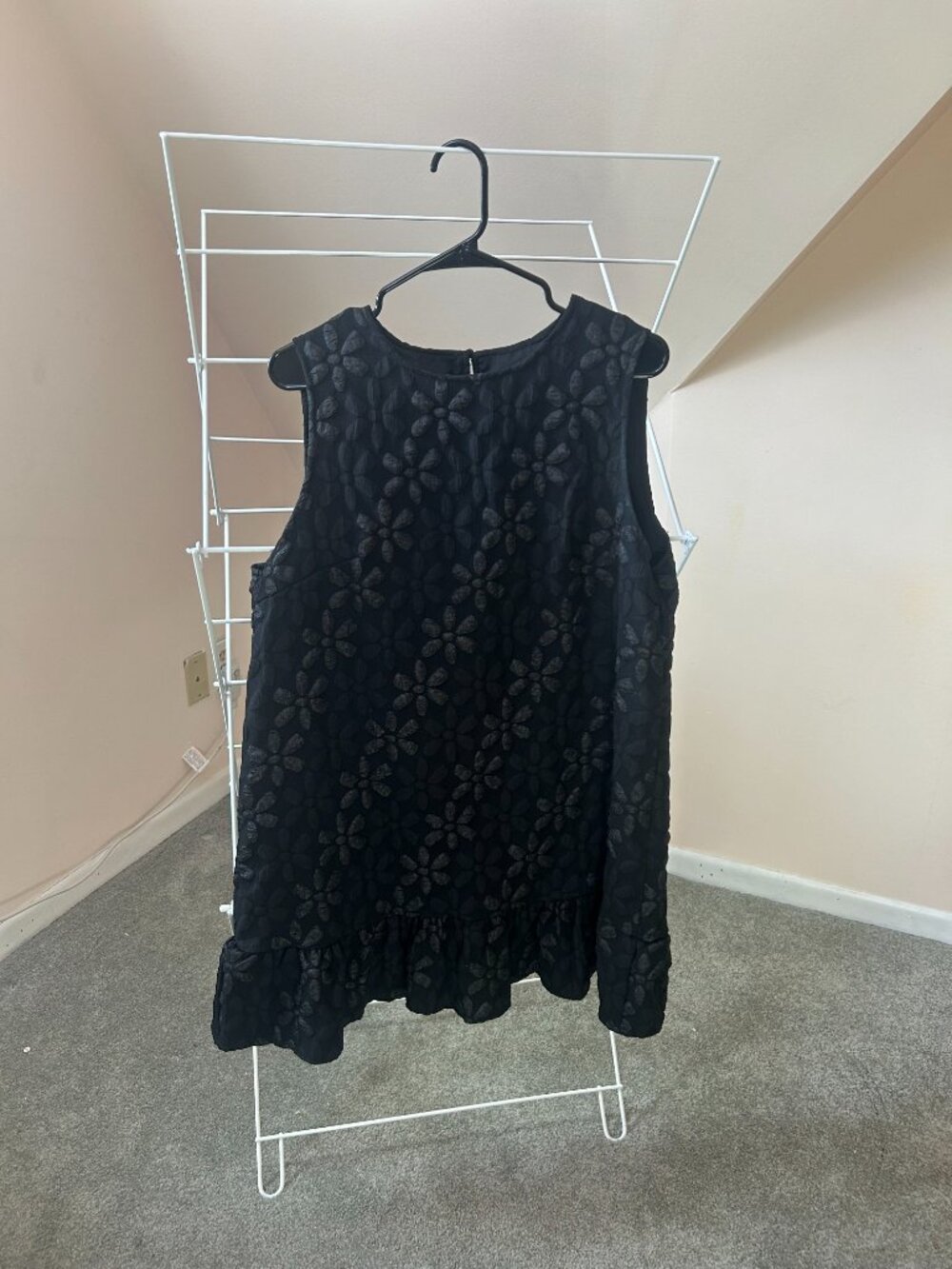 Women's Ruffle Hem Sleeveless Tank Dress
